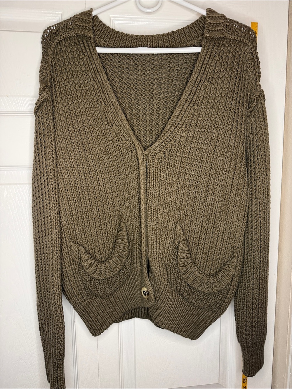 See By Chloe Olive Green Cardigan